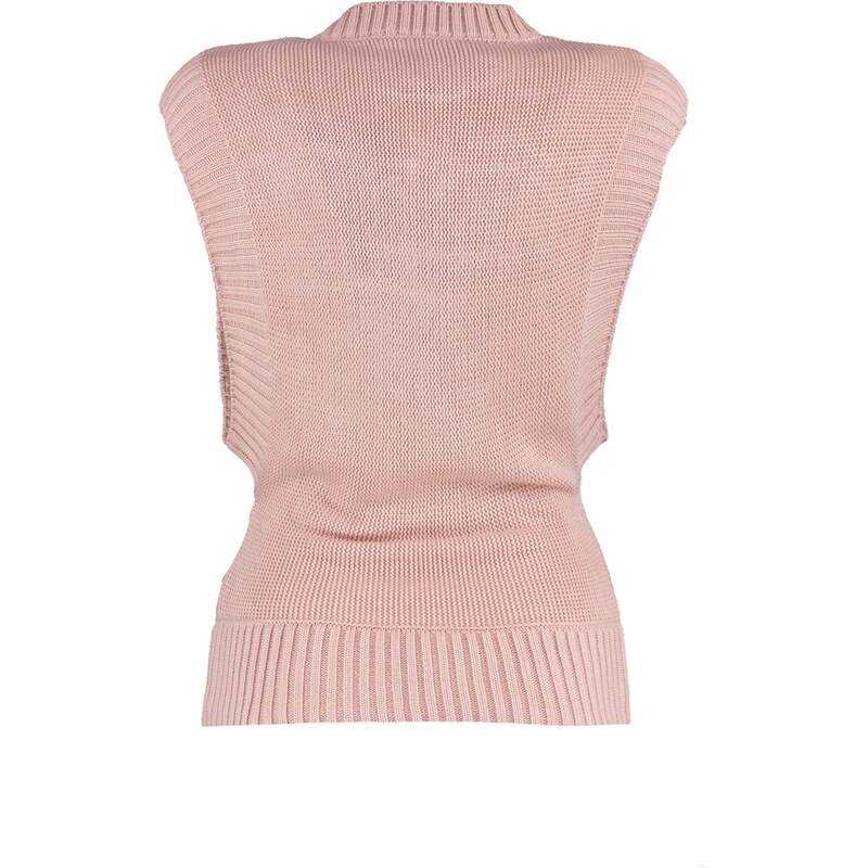 Trendyol Powder Knitted Detailed Knitwear Sweater