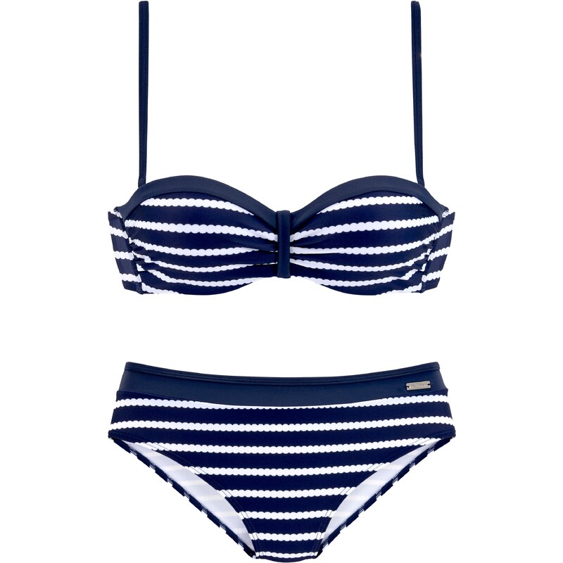 LASCANA Bikiny námořnická modř / bílá 74282272