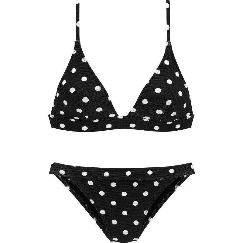 LASCANA Bikiny černá / bílá