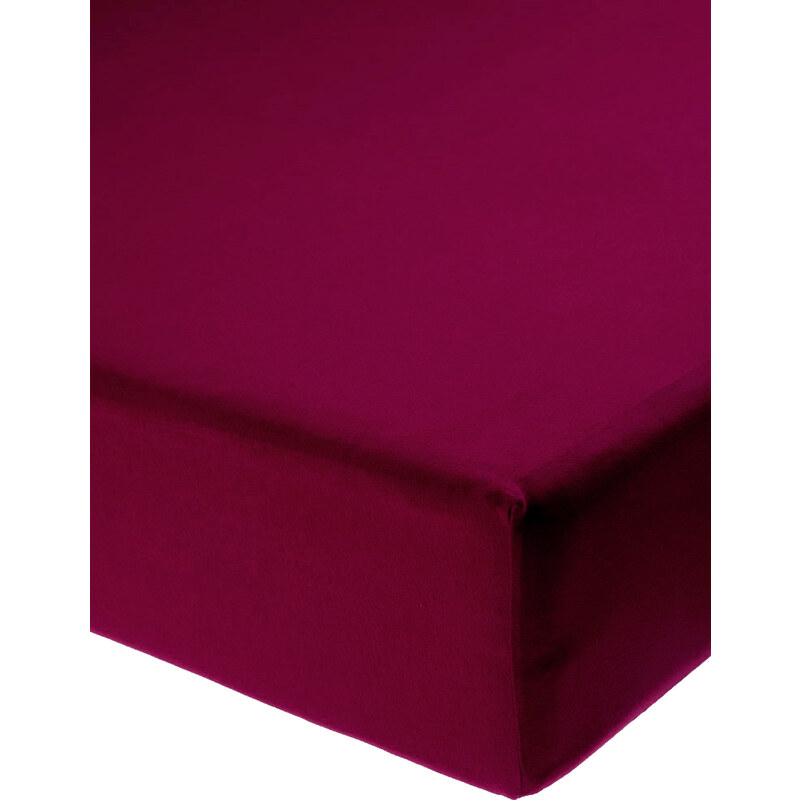 Polášek Jersey prostěradlo s elastanem vínové Rozměr: 70x140 cm