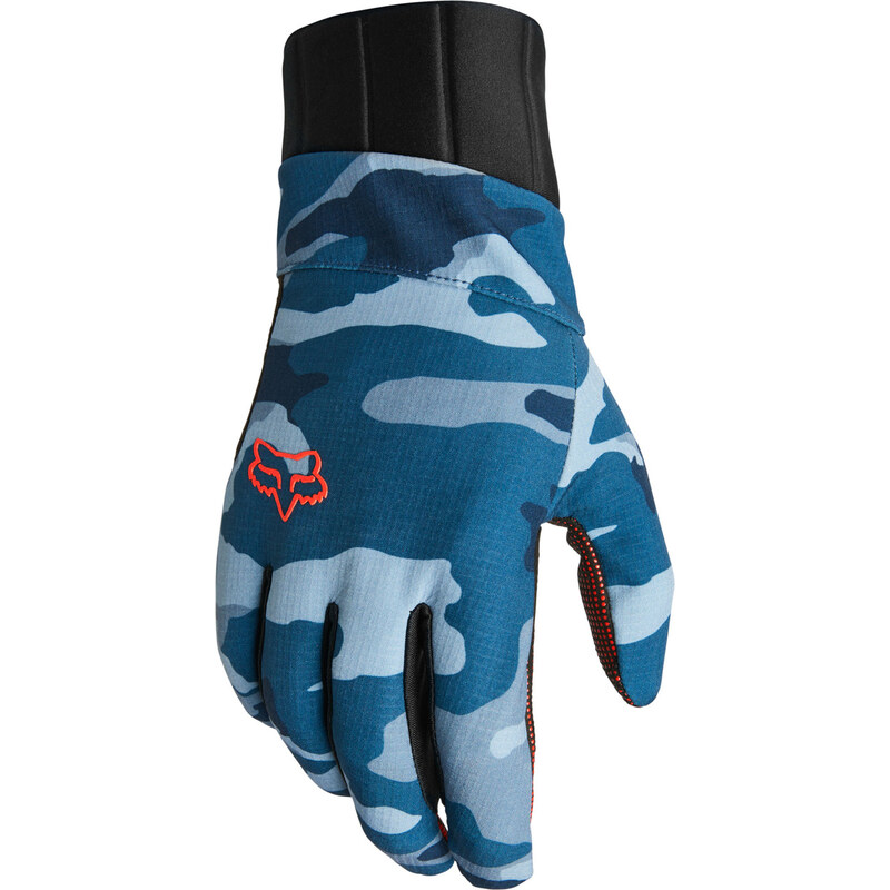 Cyklistické rukavice Fox Defend Pro Fire Blue Camo