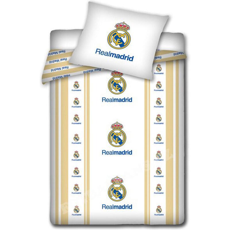 Carbotex Povlečení Real Madrid znaky 140/200, 70/80 cm