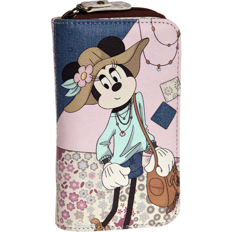 JOUMMABAGS Luxusní peněženka Minnie Jeans 10x18x2 cm