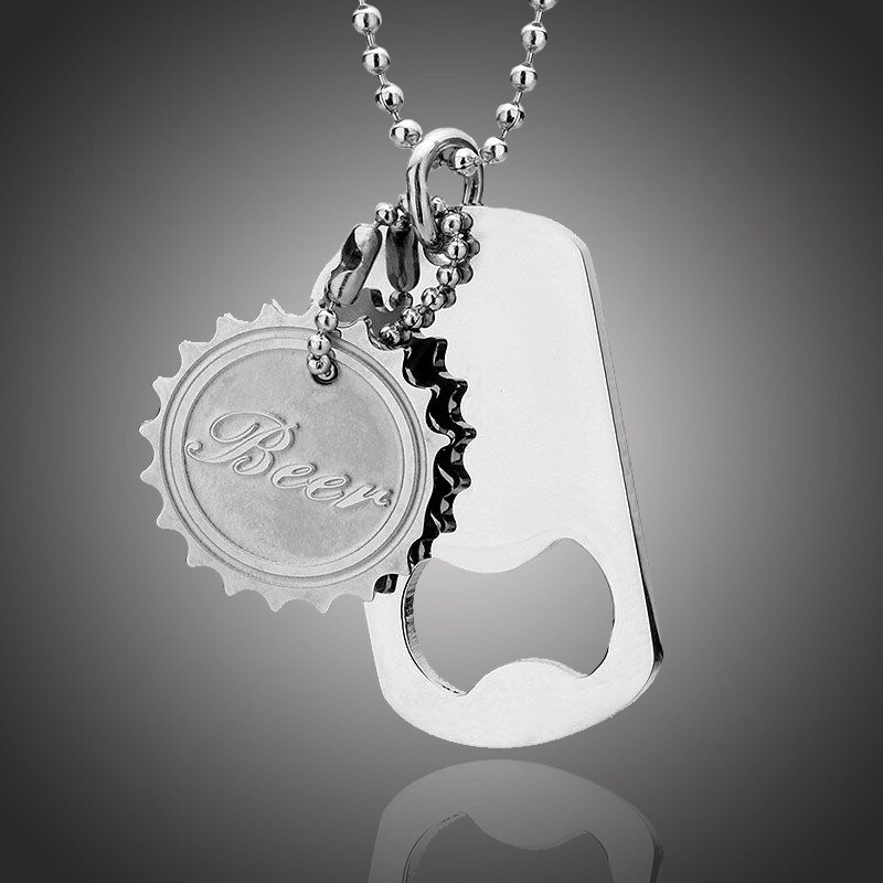 Manoki Pánský náhrdelník Ricardo chirurgická ocel - otvírák
