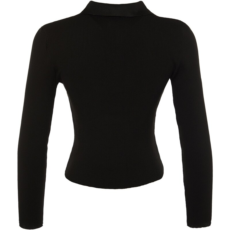 Trendyol Black Basic Knitwear Cardigan