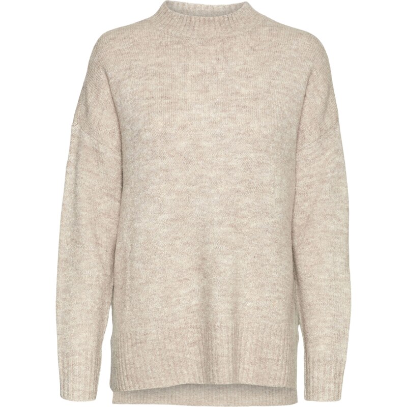 VERO MODA Svetr VMLefile béžový melír 98143390