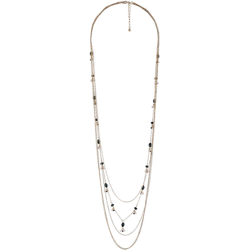 Forever 21 Pearlescent Bead Necklace