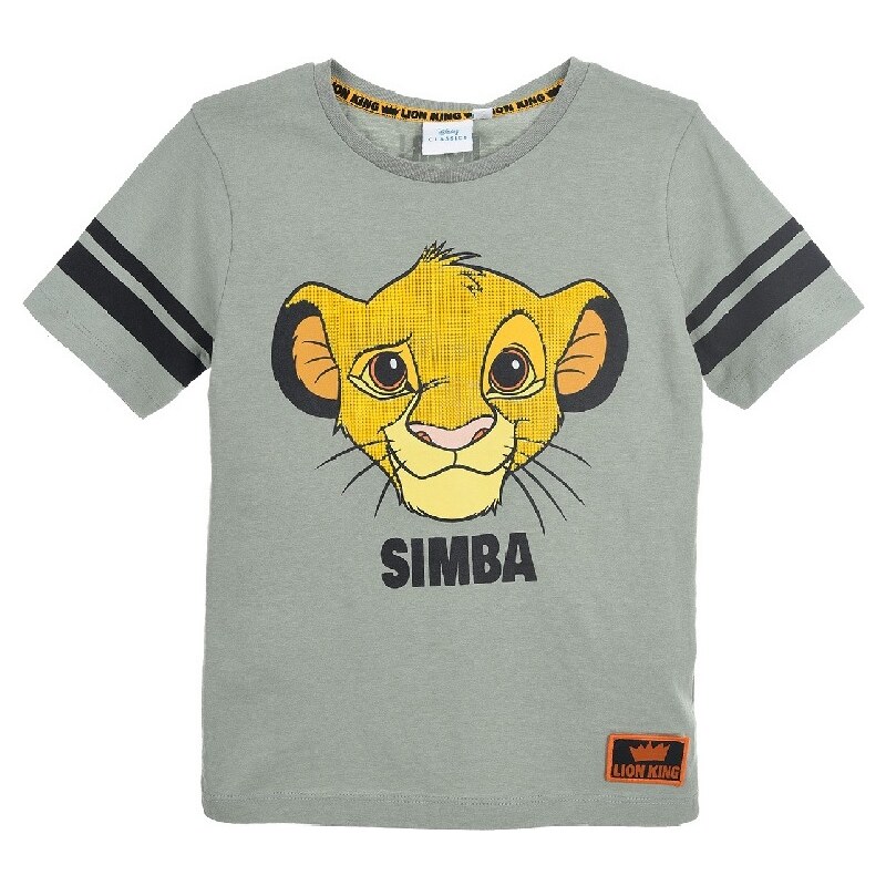 ZELENÉ CHLAPECKÉ TRIČKO DISNEY THE LION KING Khaki