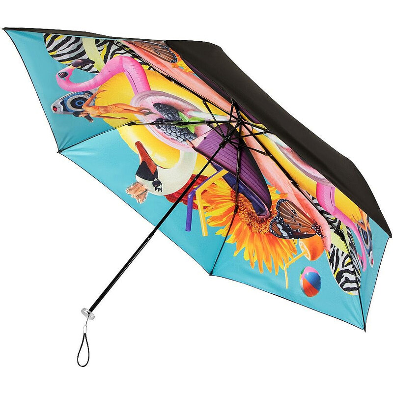 miniMAX Skládací deštník / slunečník SUMMER s ochranou UPF50+ modrý