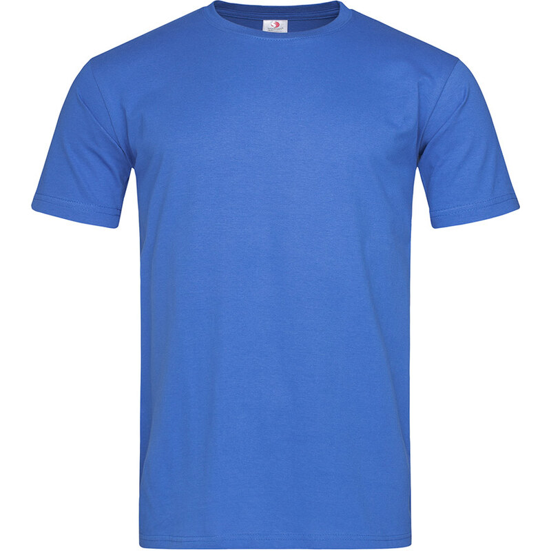 Pánské triko slim fit - modrá size S