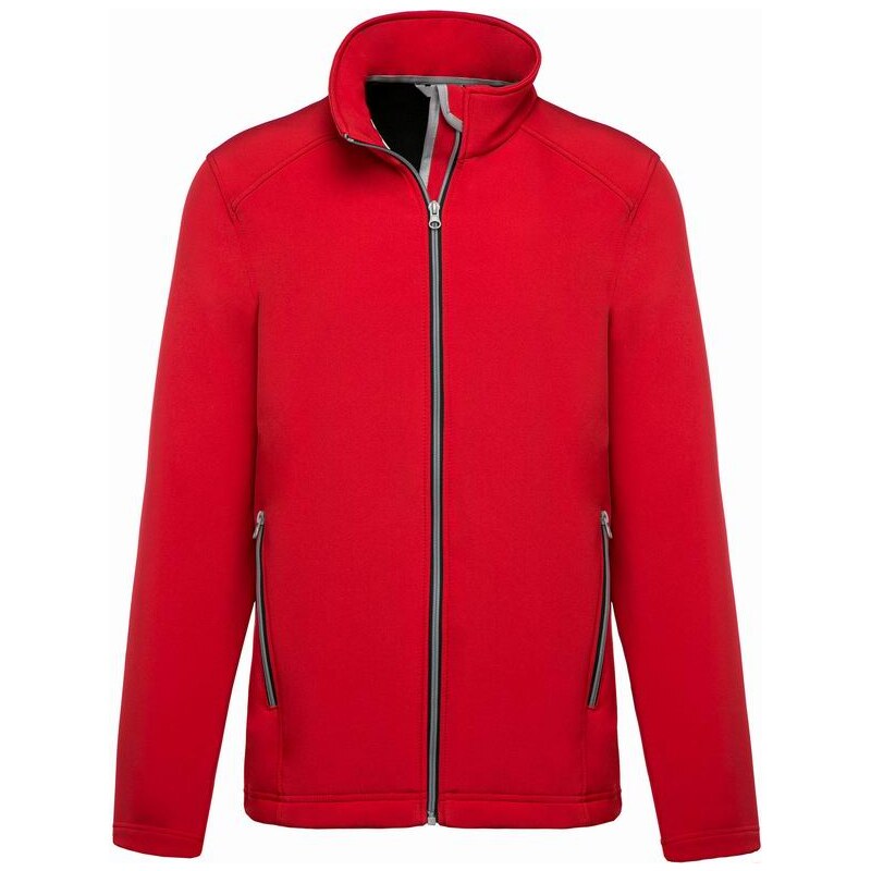 Pánská Softshellová bunda - Červená size XL