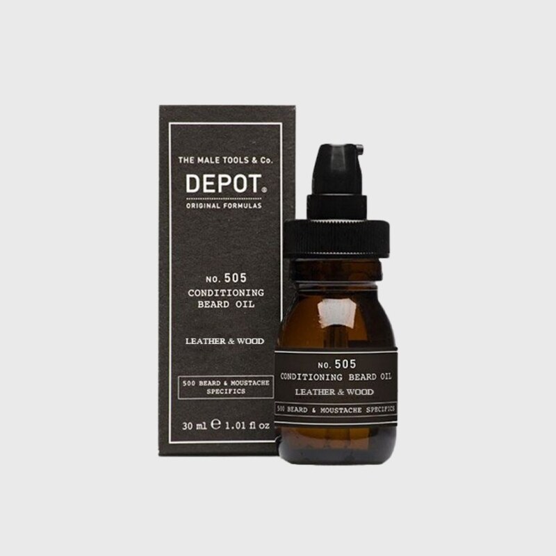 Depot 505 Conditioning Beard Oil Leather & Wood vyživující olej na vousy 30ml