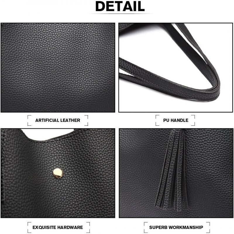 Miss Lulu Kabelka shopper Basic Black