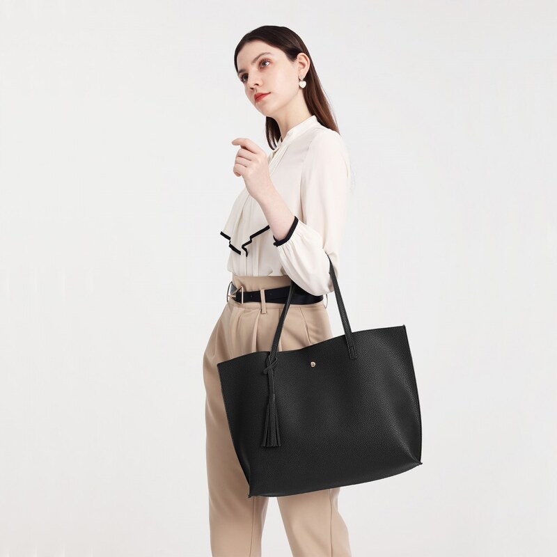 Miss Lulu Kabelka shopper Basic Black