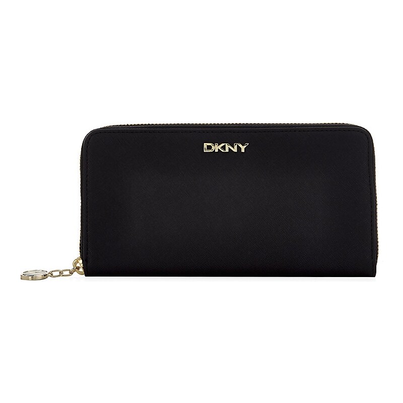DKNY Large Saffiano Zip-Around Wallet