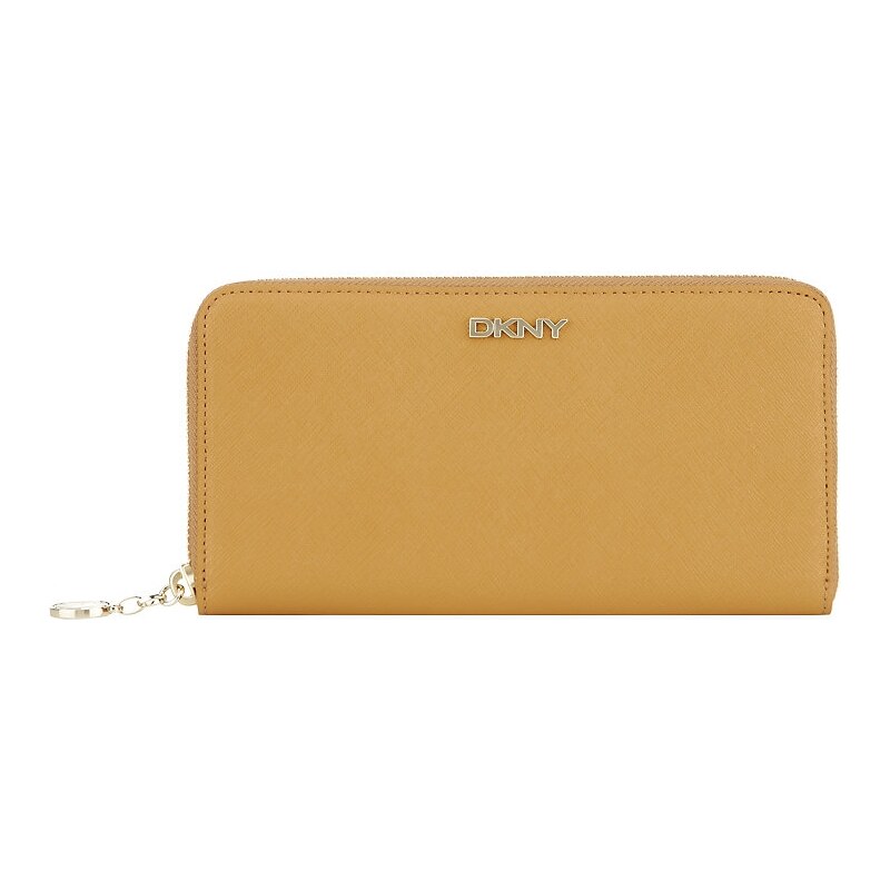DKNY Large Saffiano Zip-Around Wallet