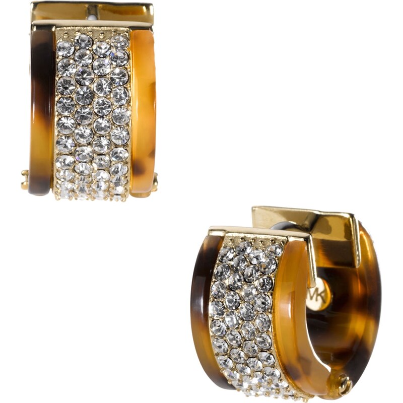 Michael Kors Pave Huggie Earrings