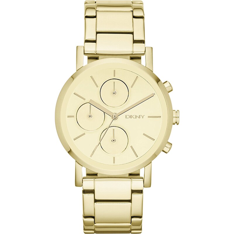 DKNY Soho stainless steel and gold-ion plated watch