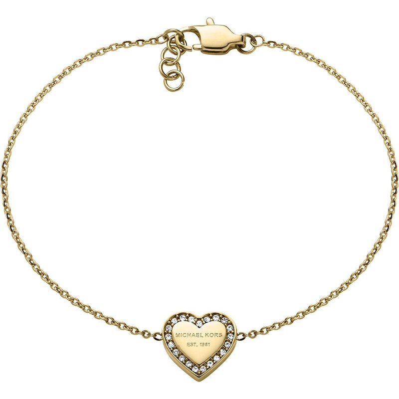 Michael Kors Golden Logo Heart Bracelet