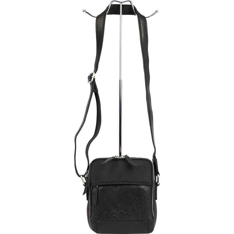 Pánská kožená taška přes rameno Pierre Cardin YS12 28004 černá