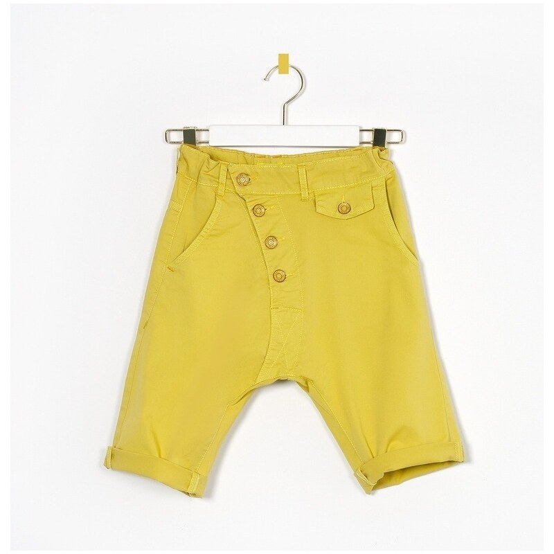 MUFFIN MODE Chlapecké bavlněné kraťasy “GOLDEN SUMMER”, žluté