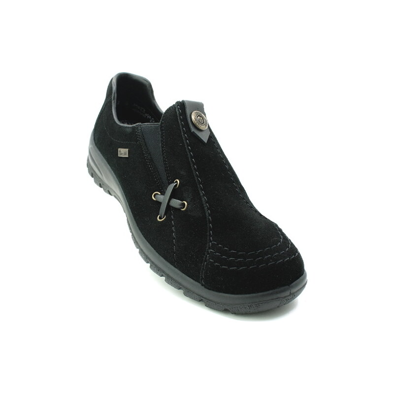 RIEKER L7171-00 black, dámské polobotky