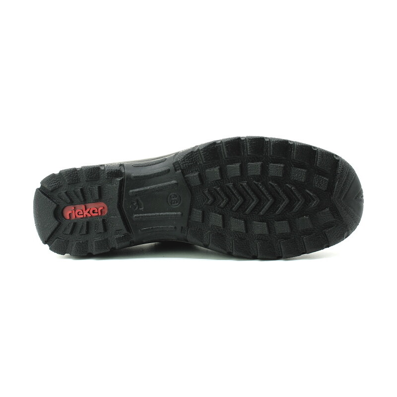 RIEKER L7171-00 black, dámské polobotky