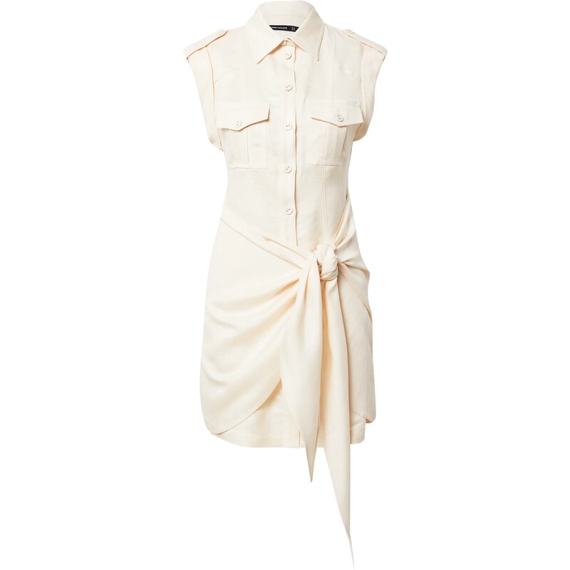 Karen Millen Košilové šaty krémová 110702930