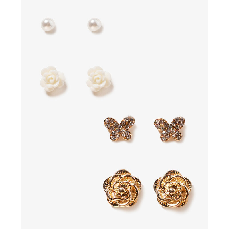 Forever 21 Butterfly Stud Set