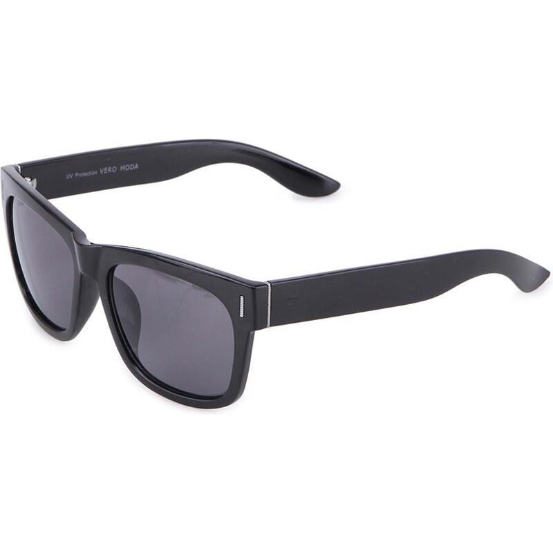 Černé lesklé sluneční brýle Vero Moda Peat
