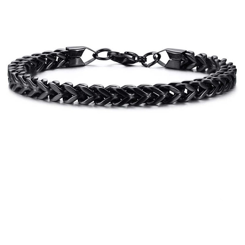 Daniel Dawson Pánský ocelový náramek Leonardo Black 64003241