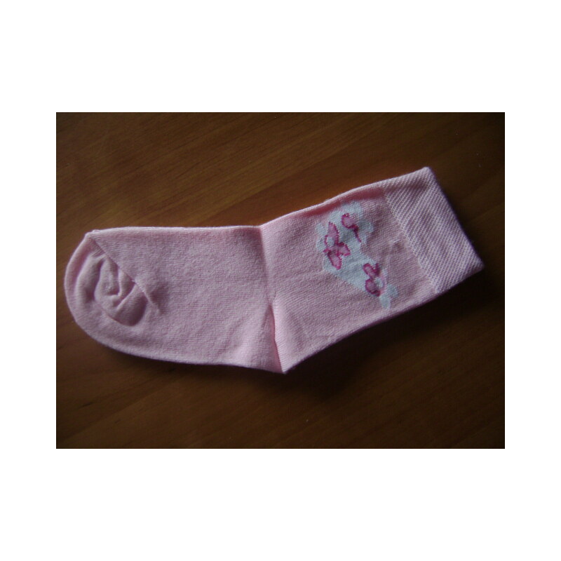 Ponožky - dětské ponožky - dětské bambusové ponožky (růžové)