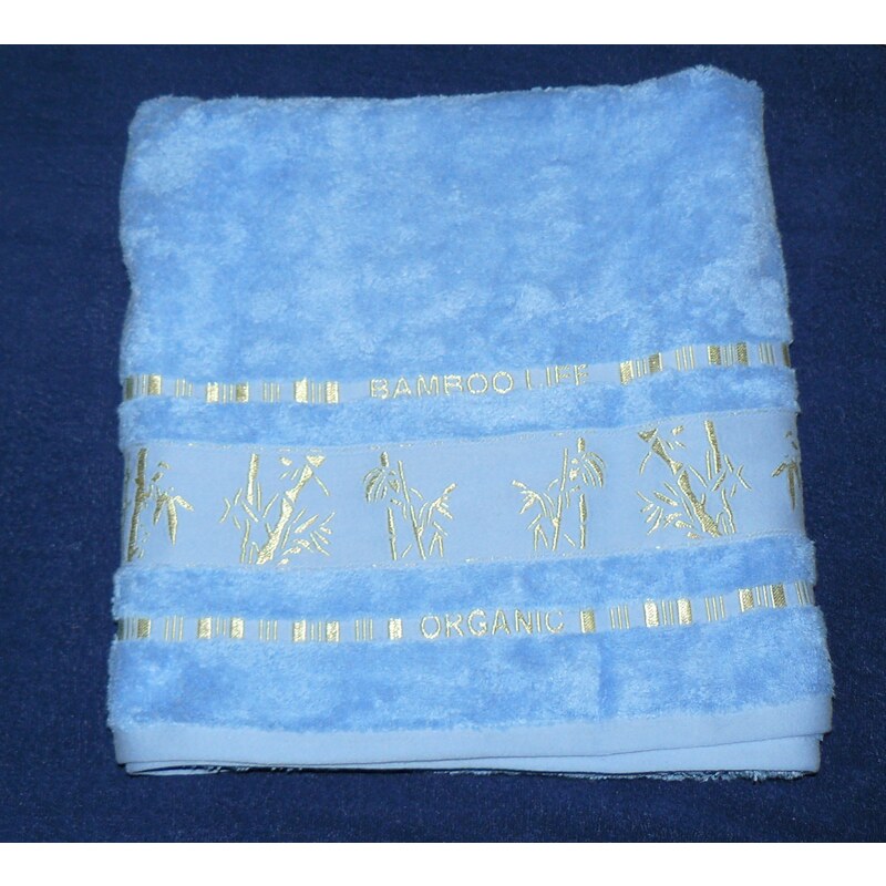 Bambusový ručník Ariatex 50x90 cm modrá