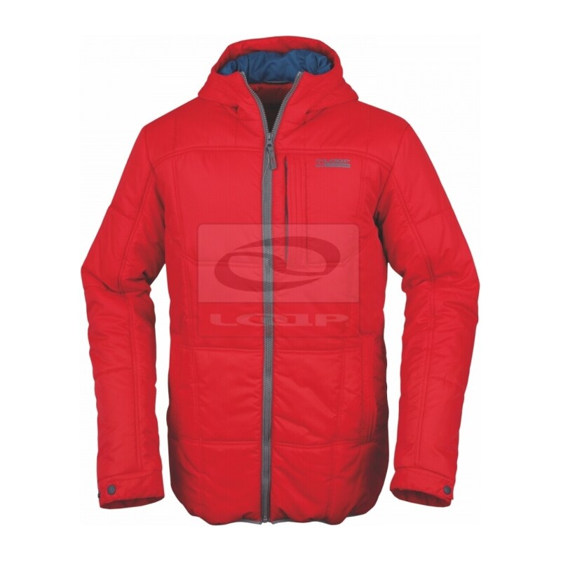 Pánská zimní bunda LOAP HEKTOR CCM1305 ČERVENÁ Velikost:S S / Červená