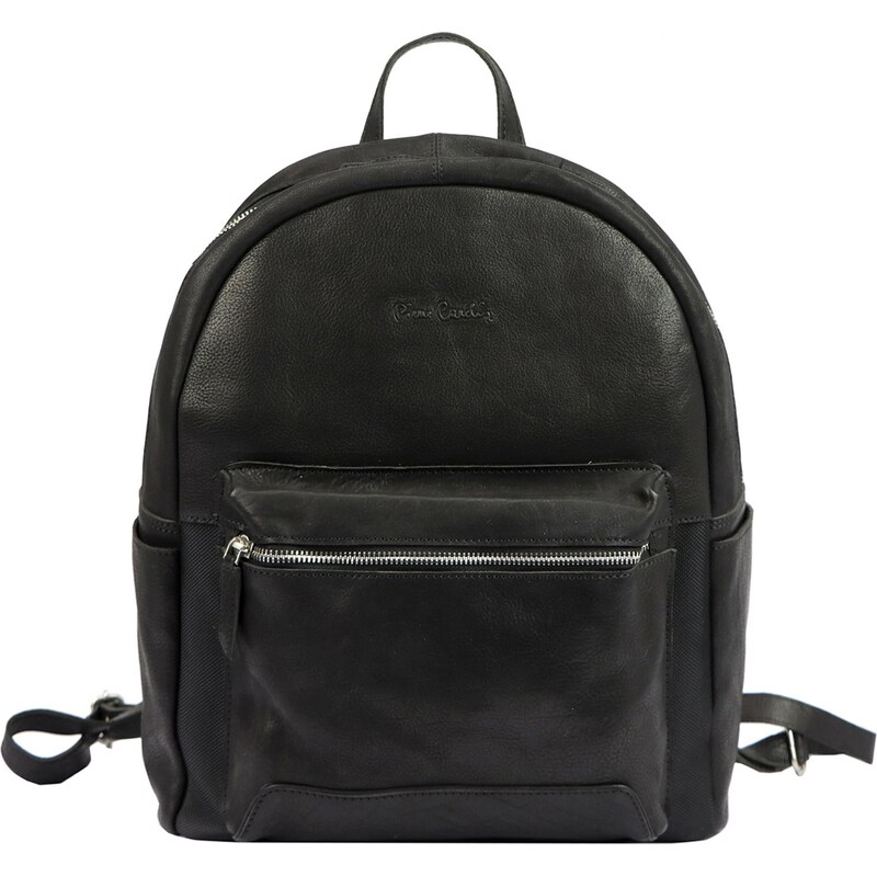 Kožený batoh Pierre Cardin YS12 200121 černý 107231108
