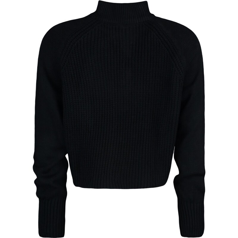 Trendyol Black High Collar Knitwear Sweater