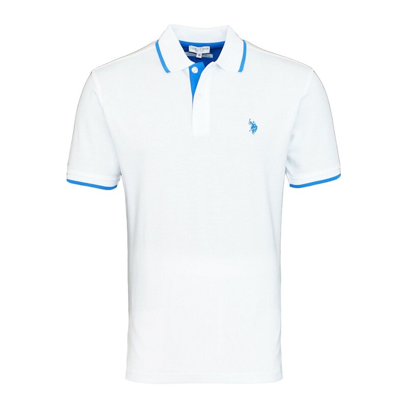 U.S. POLO ASSN. Tričko Fashion modrá / oranžová