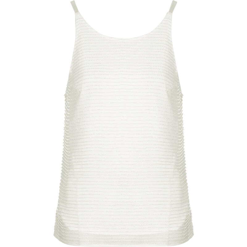 Topshop Embellished Cut-Out Cami