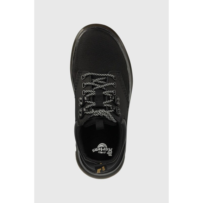 Polobotky Dr. Martens dámské, černá barva, na plochém podpatku, DM27390001.D.Tarik.Lo-Black