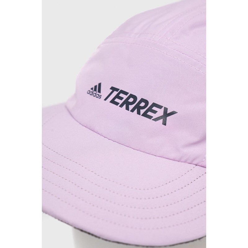 Kšiltovka adidas TERREX fialová barva, s potiskem