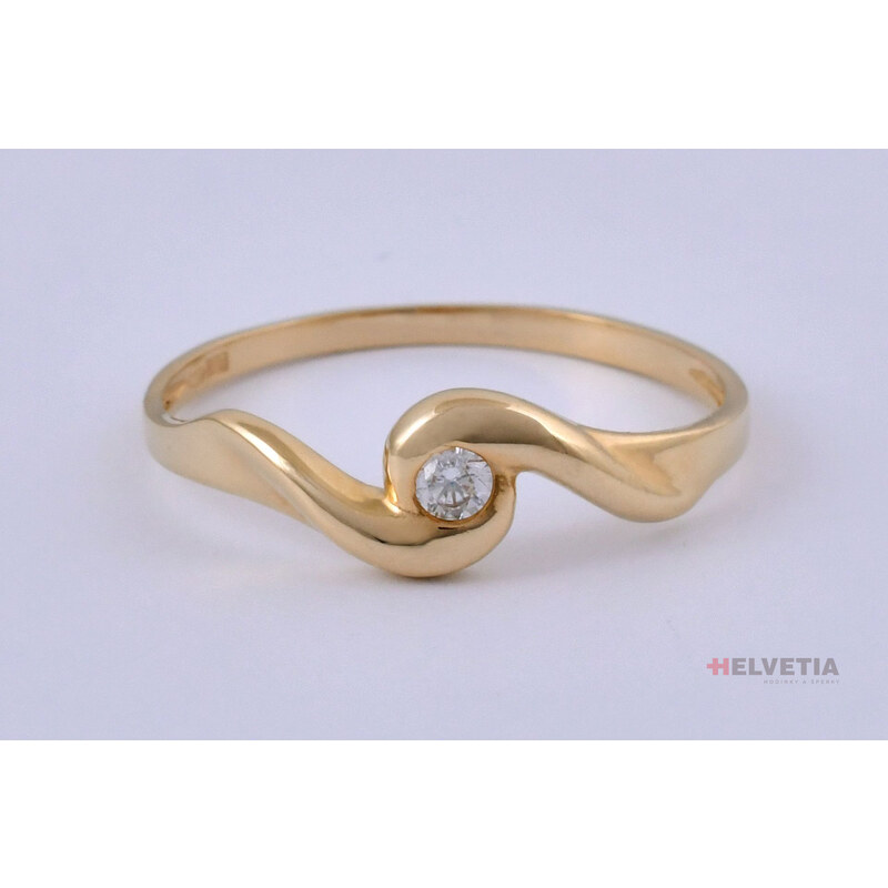 Couple Zlatý dámský prsten 4515028 Velikost prstenu: 52