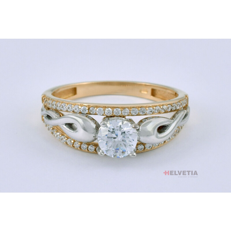 Couple Luxur Zlatý dámský prsten 1114084 Velikost prstenu: 51