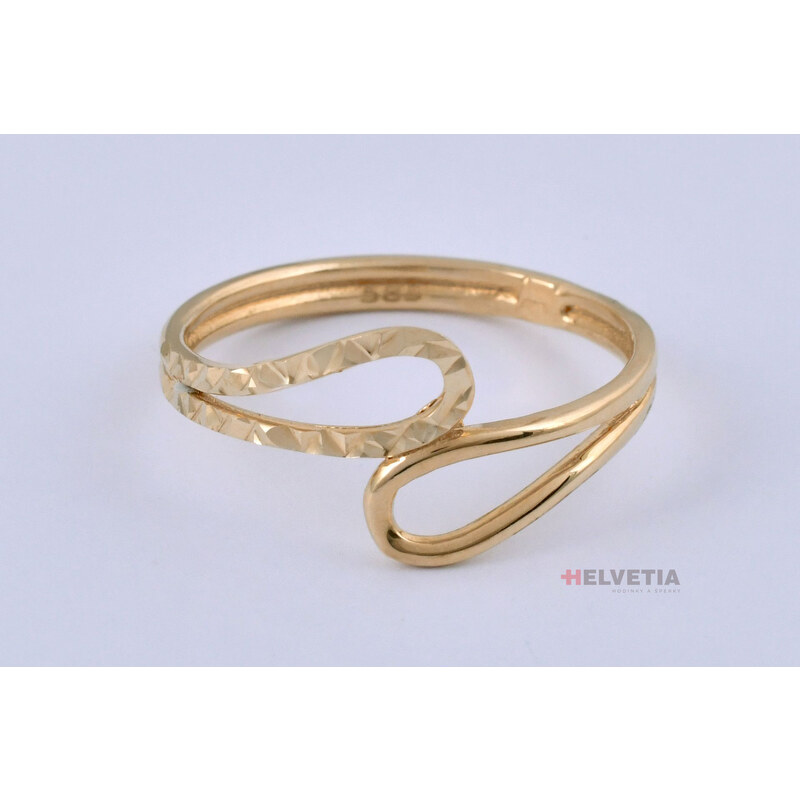 Couple Luxur Zlatý dámský prsten 1213045 Velikost prstenu: 51