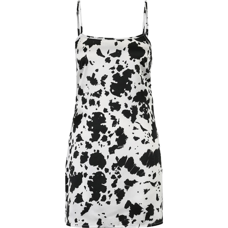 Nasty Gal Petite Šaty černá / bílá
