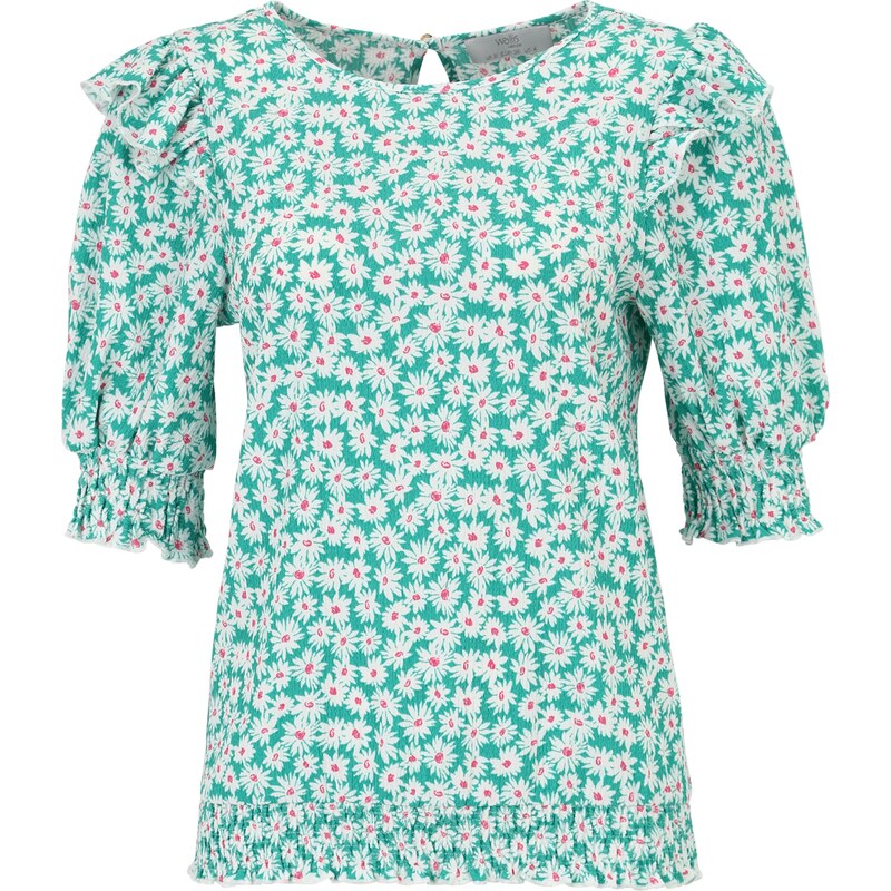 Wallis Petite Halenka nefritová / pink / bílá 109494432