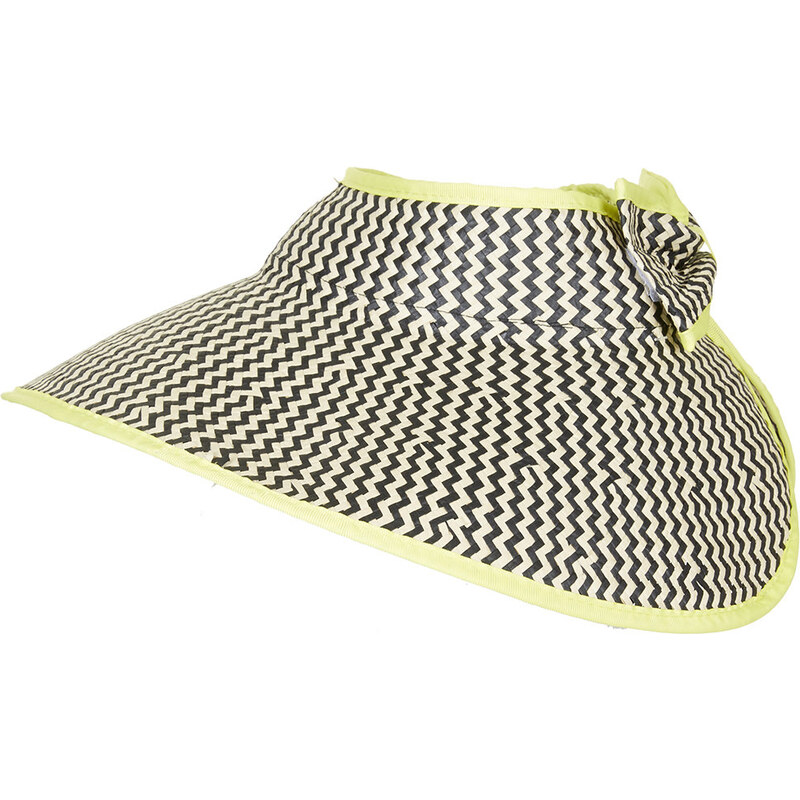Topshop Roll-Up Cut-Out Straw Hat