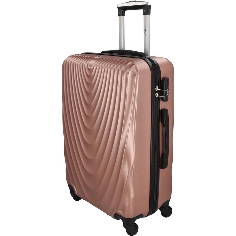 Originální pevný kufr starorůžový - RGL Fiona S růžová