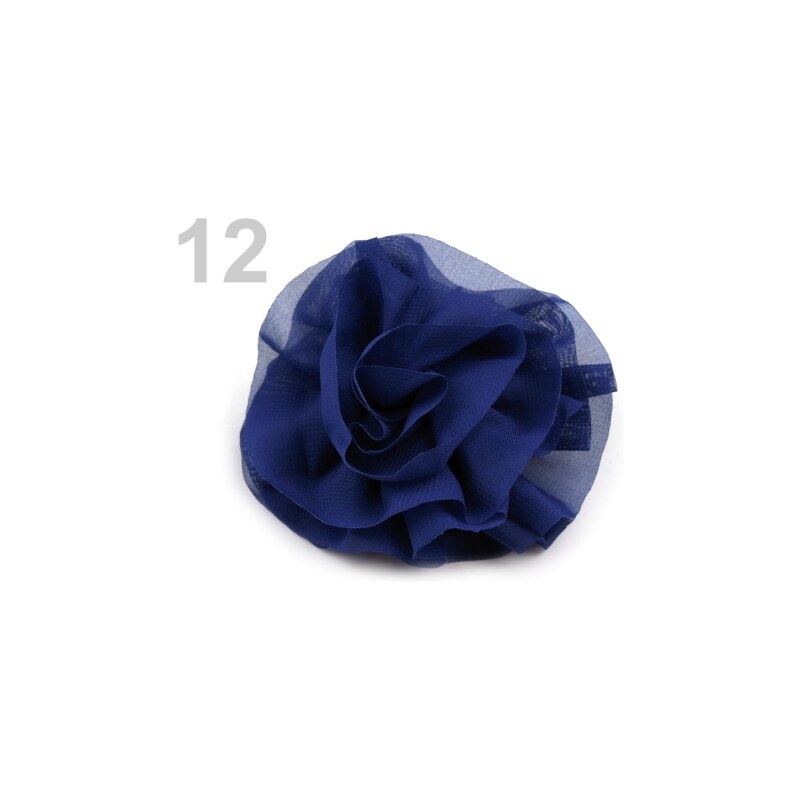 Stoklasa Růže do vlasů Ø100mm LENKA modrá delta