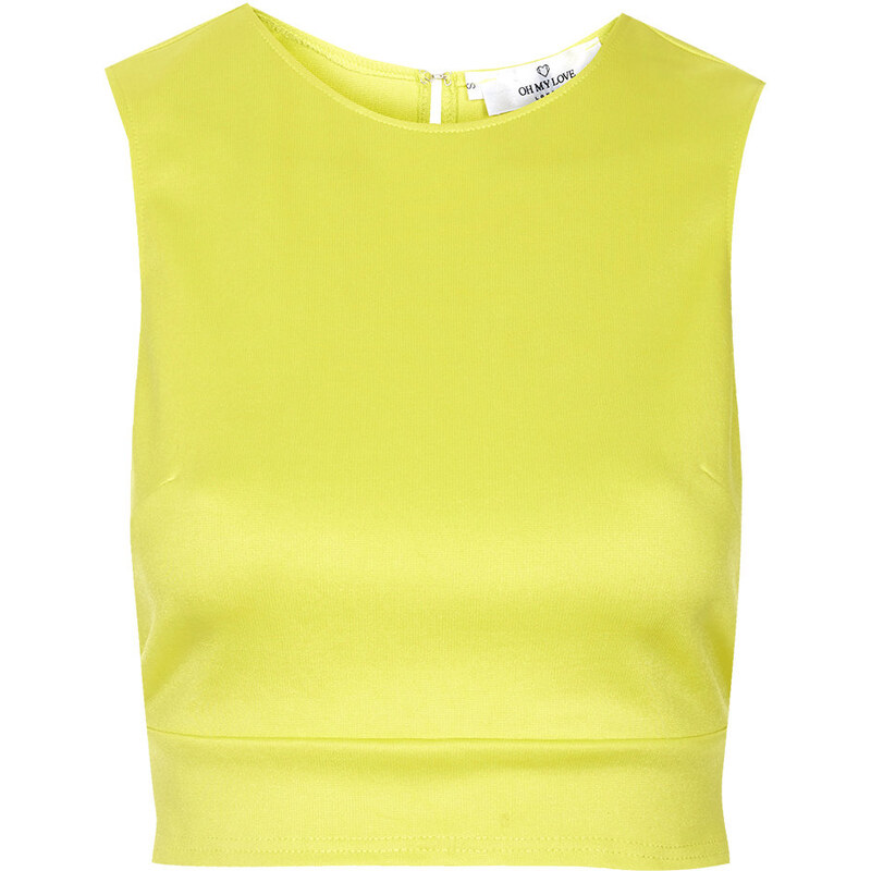 Topshop **Lime Crop Top by Oh My Love