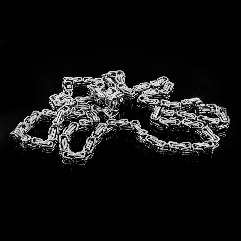 Pánský ocelový řetízek Královská vazba | DG Šperky